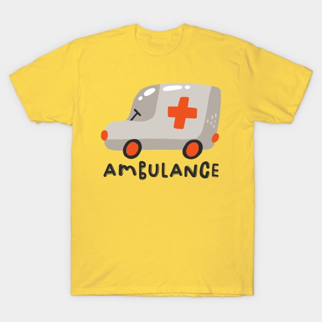Ambulance T-Shirt by JunkyDotCom